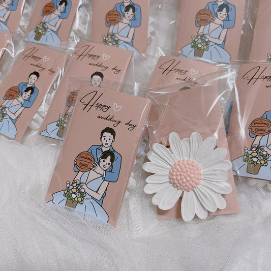 有上色 雛菊 擴香石 掛飾 生日禮物 派對禮 應援小物 來店禮 婚禮小物