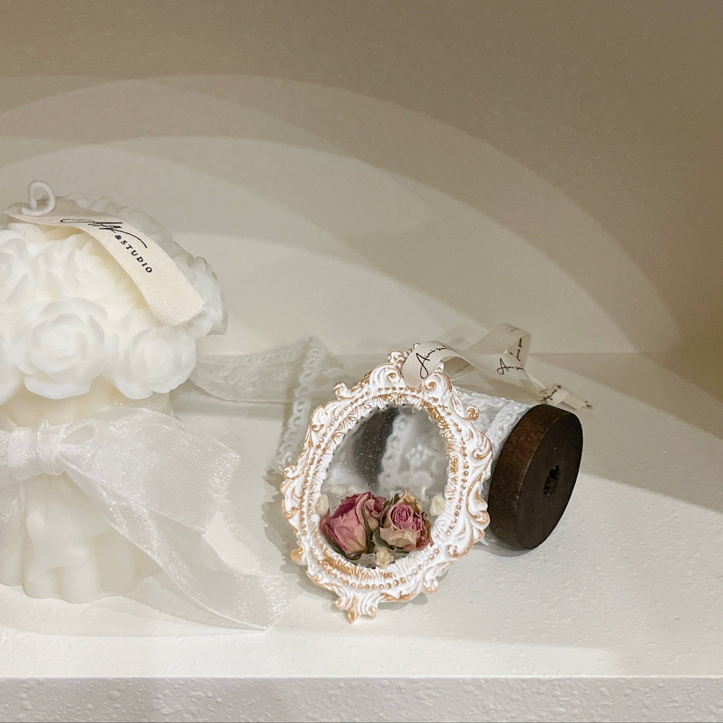 Floral Design Dry Flower Magic Mirror Fragrance Diffuser Stone 