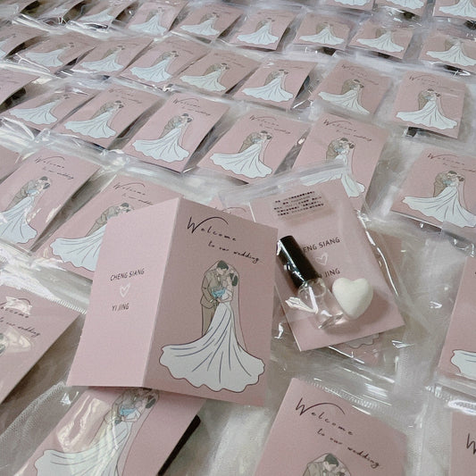 2ml空間香氛噴霧 愛心 雲朵 擴香石 婚禮小物 應援禮 企業禮物 客製似顏繪 LOGO印刷 派對