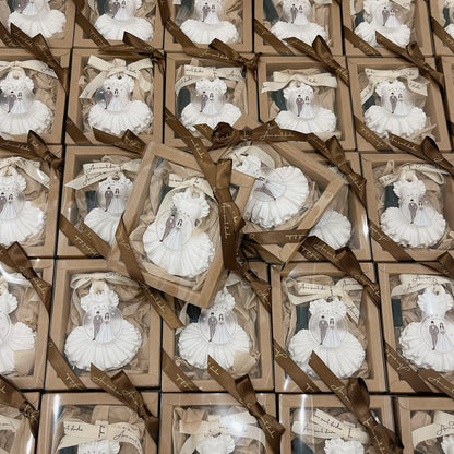 Korean bubble bear and rabbit shaped candle birthday gift Chinese Valentine's Day gift gift box couple