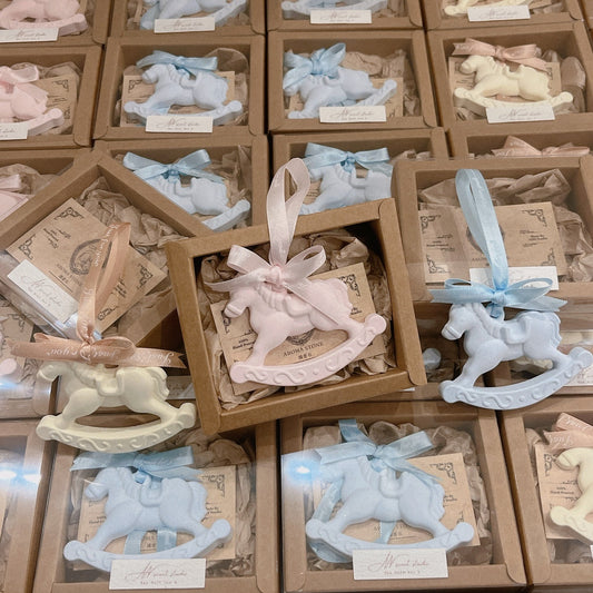 木馬 擴香石掛飾 生日禮物 派對禮 應援小物 來店禮 婚禮小物